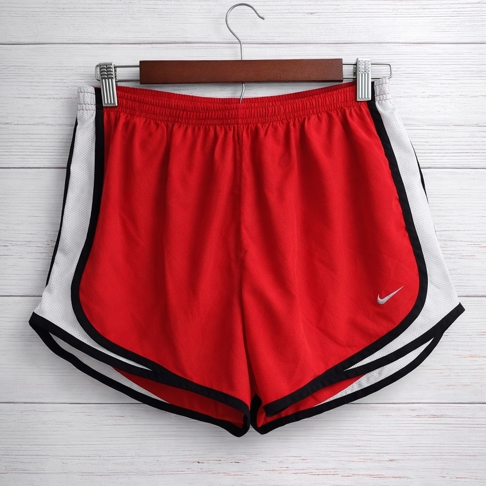 Nike Dri-FIT Red Athletic Shorts Girls Size L
